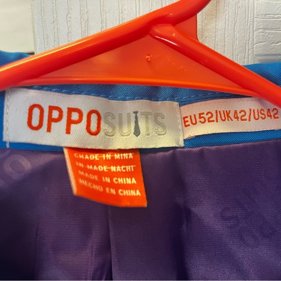 Blue OppoSuit (jacket & pants). 42R 💙 - Picture 2 of 3